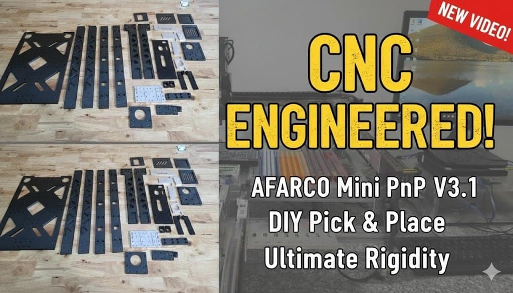 Unlocking Precision: Why the AFARCO Mini PnP V3.1 CNC Frame Sets a New Standard for DIY Pick and Place
